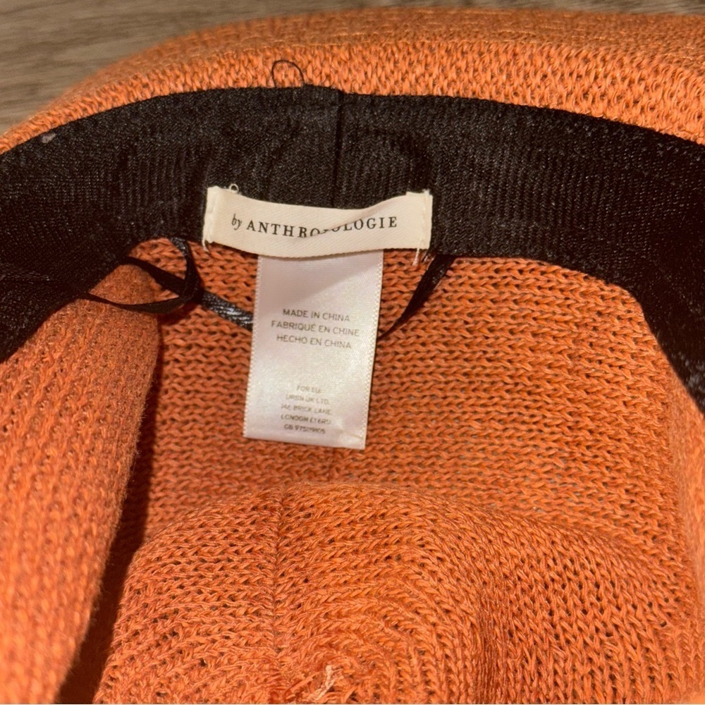 Anthropologie Orange Fedora Sun Hat - Picture 10 of 10